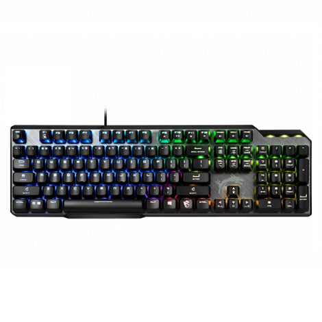 Bàn phím cơ gaming có dây MSI Vigor GK50 Elite LL US, Kailh Blue Switch (màu đen)