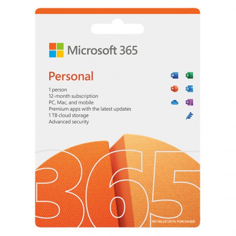 Phần mềm Microsoft M365 Personal English APAC EM Subscr 1YR Medialess P8-QQ2-01398
