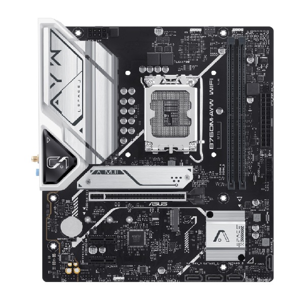 Mainboard Asus Prime B760M-AYW WIFI (Intel B760/ Socket 1700/ M-ATX/ 2 khe ram/ DDR5/ 2.5 Gigabit LAN)