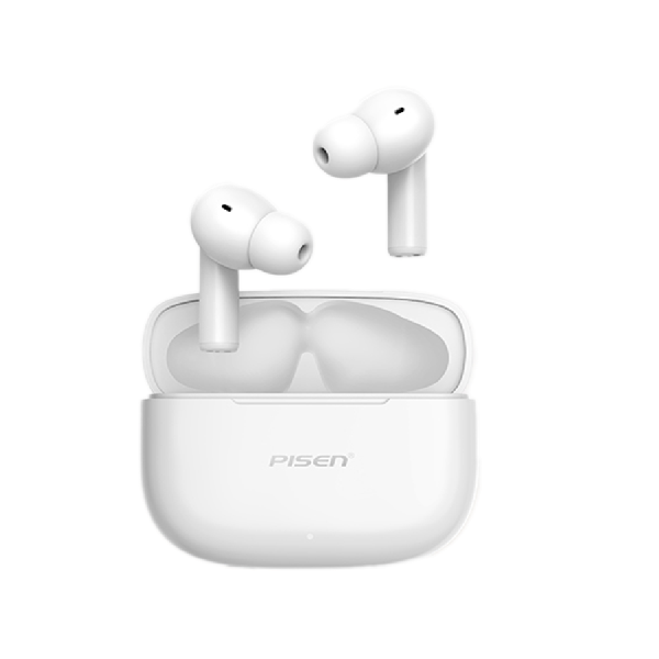 Tai nghe không dây Pisen TWS P2 ANC ENC Dualmode White (BHD-TW13(GLB))
