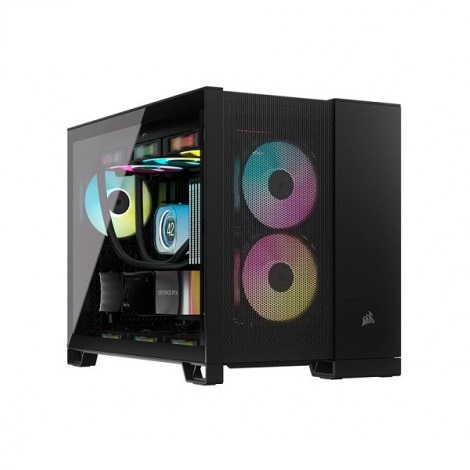 Case Corsair 2500D Airflow Tempered Glass Mid-Tower Black (CC-9011263-WW)