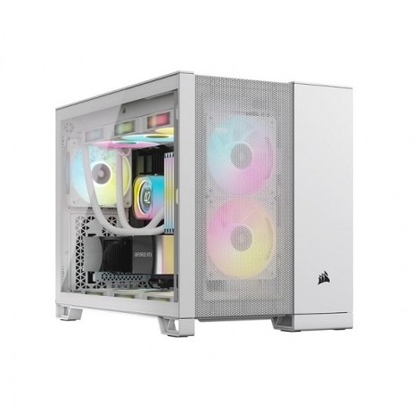 Case Corsair 2500D Airflow Tempered Glass Mid-Tower White (CC-9011264-WW)