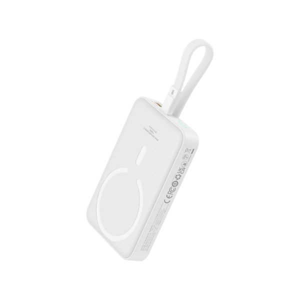 Sạc dự phòng Baseus Magnetic Mini Air Wireless 10000mAh 20W Lightning White (P10022108222-00)
