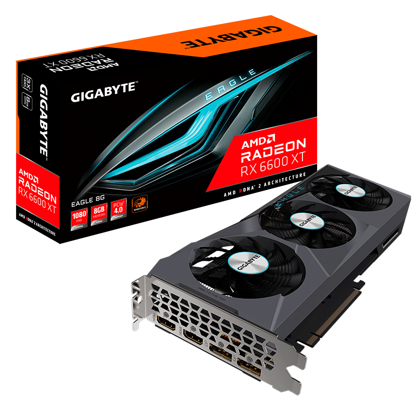 Card màn hình VGA Gigabyte RX 6600 XT EAGLE 8GB