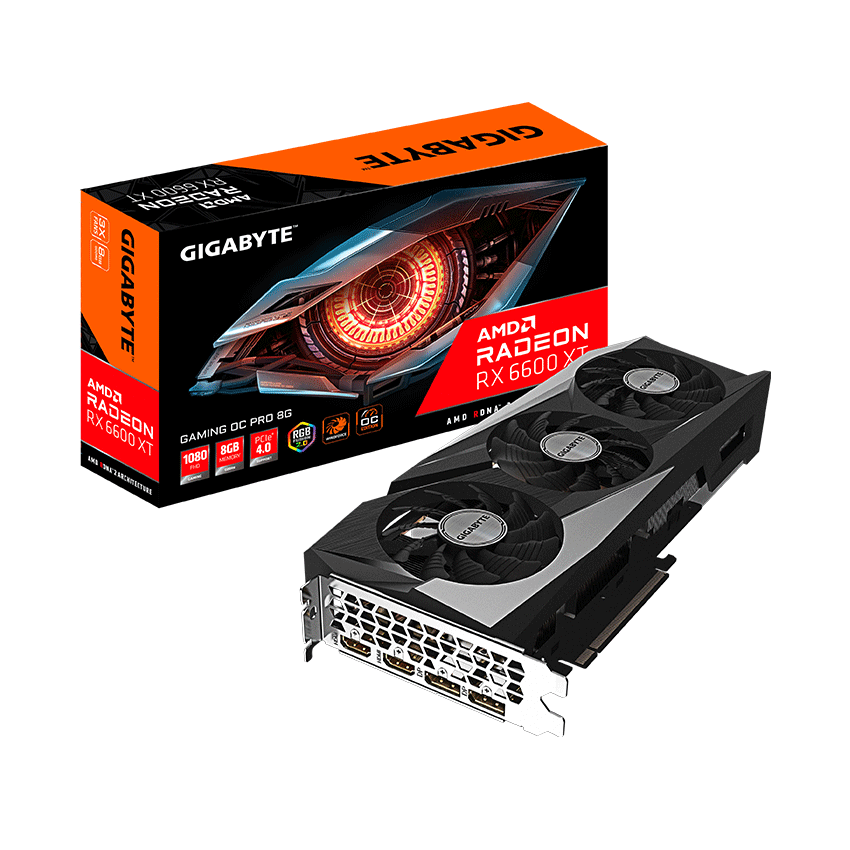 Card màn hình VGA Gigabyte RX 6600 XT GAMING OC 8GB