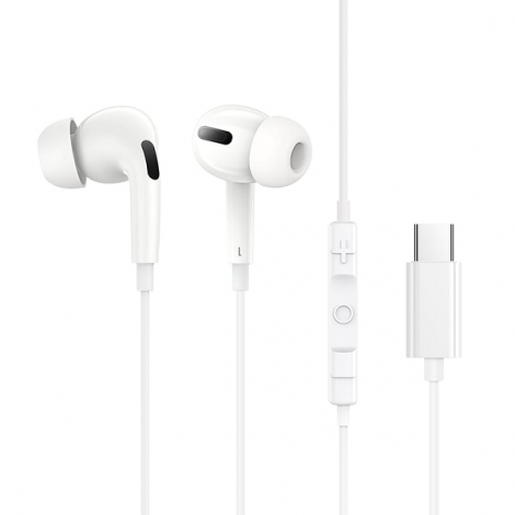Tai nghe có dây Baseus Encok in-ear C18 Type C White LVH052-TC-WH