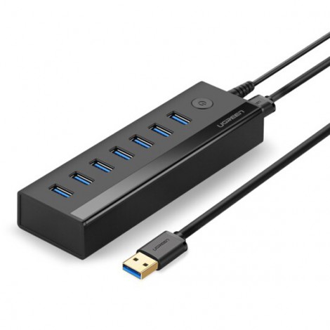 HUB USB 7 Cổng USB 3.0 Có Nguồn 5V 2A Ugreen 30845