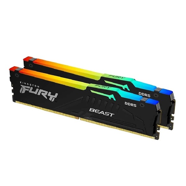 Ram desktop Kingston FURY Beast RGB 32GB (2x16GB) DDR5 5600Mhz (F556C40BBAK2-32WP)