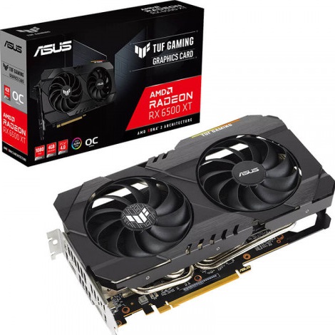 Card màn hình Asus TUF-RX 6500 XT-O4G-GAMING
