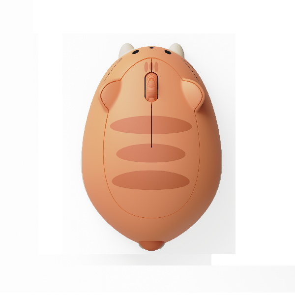 Chuột không dây Akko Cat Theme Mouse - Orange KATE