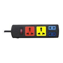 Ổ cắm kéo dài đa năng kết hợp 4 ổ LiOA 2D2S32 (Đen)