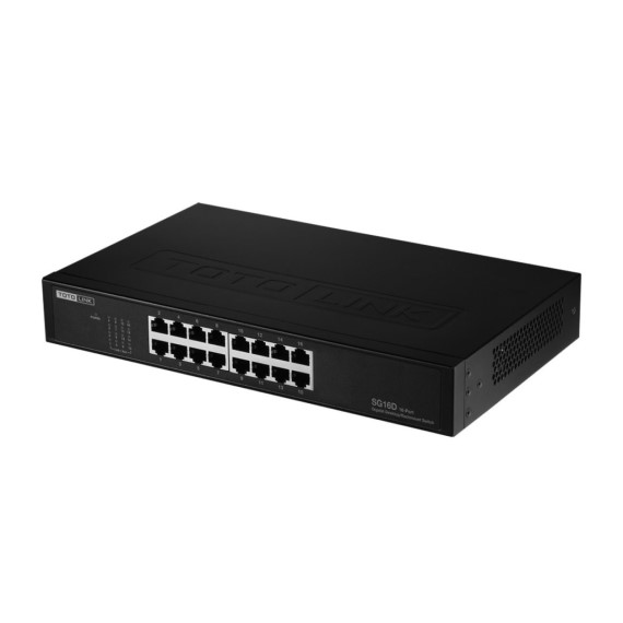 SWITCH 16 CỔNG TỐC ĐỘ GIGABIT 13 INCHES TOTOLINK SG16D