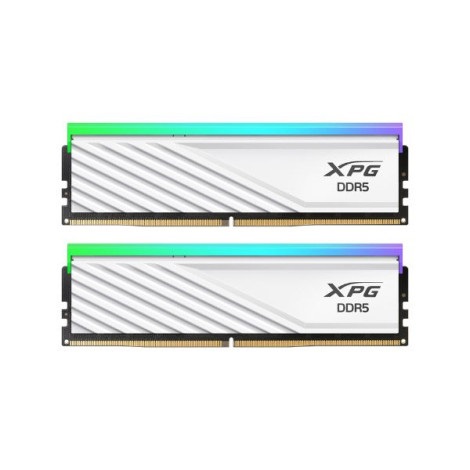 Ram Desktop Adata Adata Lancer Blade White RGB Kit (16GBx2) DDR5 Bus 6000Mhz AX5U6000C3016G-DTLABRWH