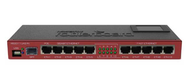 Router Mikrotik RB2011UiAS-IN