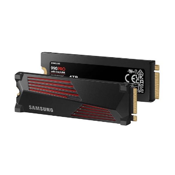 Ổ SSD Samsung 990 Pro Heatsink MZ-V9P1T0CW 1Tb (NVMe PCIe/ Gen4x4 M2.2280/ 7450MB/s/ 6900MB/s)