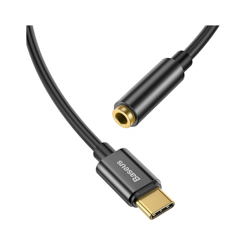 Cáp chuyển đổi Type C sang Audio AUX 3.5mm Baseus CATL54-01
