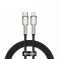 Cáp sạc nhanh USB TypeC to Lightning 20W Baseus Cafule Series Metal Data dài 0.25m CATLJK-01