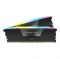 Ram Desktop Corsair Vengeance RGB Black 64GB DDR5 Bus 6000MHz CMH64GX5M2B6000C40