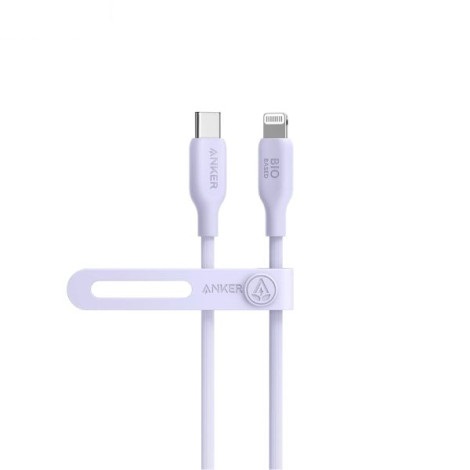 Cáp sạc Anker 541 Type-C sang Lightning dài 0.9m TPE Bio-Based Tím (Violet) B2B_A80A1NV1
