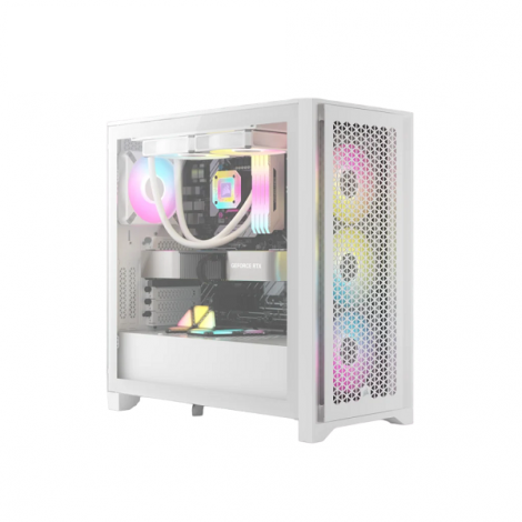 Case Corsair iCUE 4000D RGB Airflow Mid-Tower CC-9011241-WW (White)