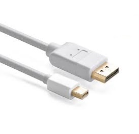 Ugreen 10476 1.5M Màu Trắng Cáp chuyển đổi Mini DP sang DisplayPort hỗ trợ phân giải 4K x 2K