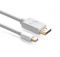 Ugreen 10408 2M Màu Trắng Cáp chuyển đổi Mini DP sang DisplayPort hỗ trợ phân giải 4K x 2K