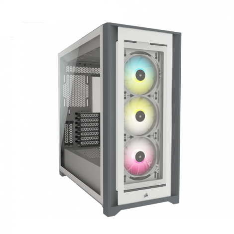 Case Corsair iCUE 5000X RGB Tempered Glass Mid-Tower CC-9011213-WW (White)
