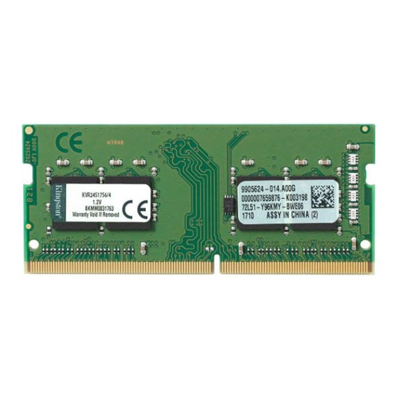 RAM LAPTOP 4GB KINGSTON BUS 2400MHZ KVR24S17S6/4