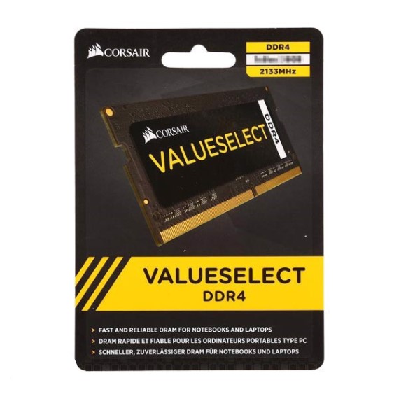 RAM LAPTOP 4GB CORSAIR BUS 2133
