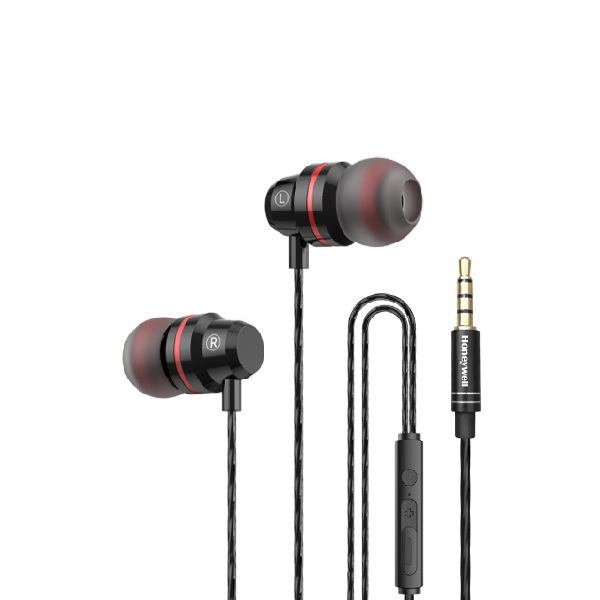 Tai nghe Honeywell Moxie V50 3.5mm Wired Earphone Black (HC000401/AUD/WEP/BLK/3.5)